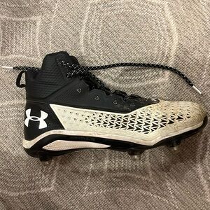 Black Under Armour Cleats